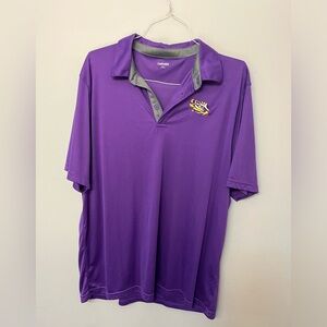 LSU Dry-fit Polo